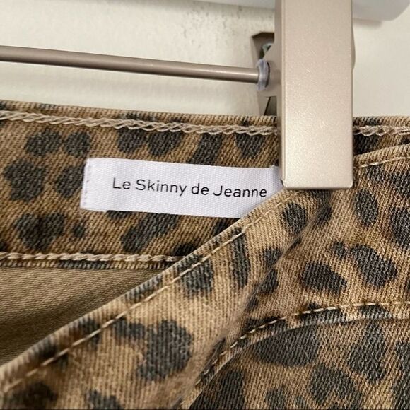 Frame Le Skinny De Jeanne Leopard Skinny Jeans Size 28 - Picture 7 of 11